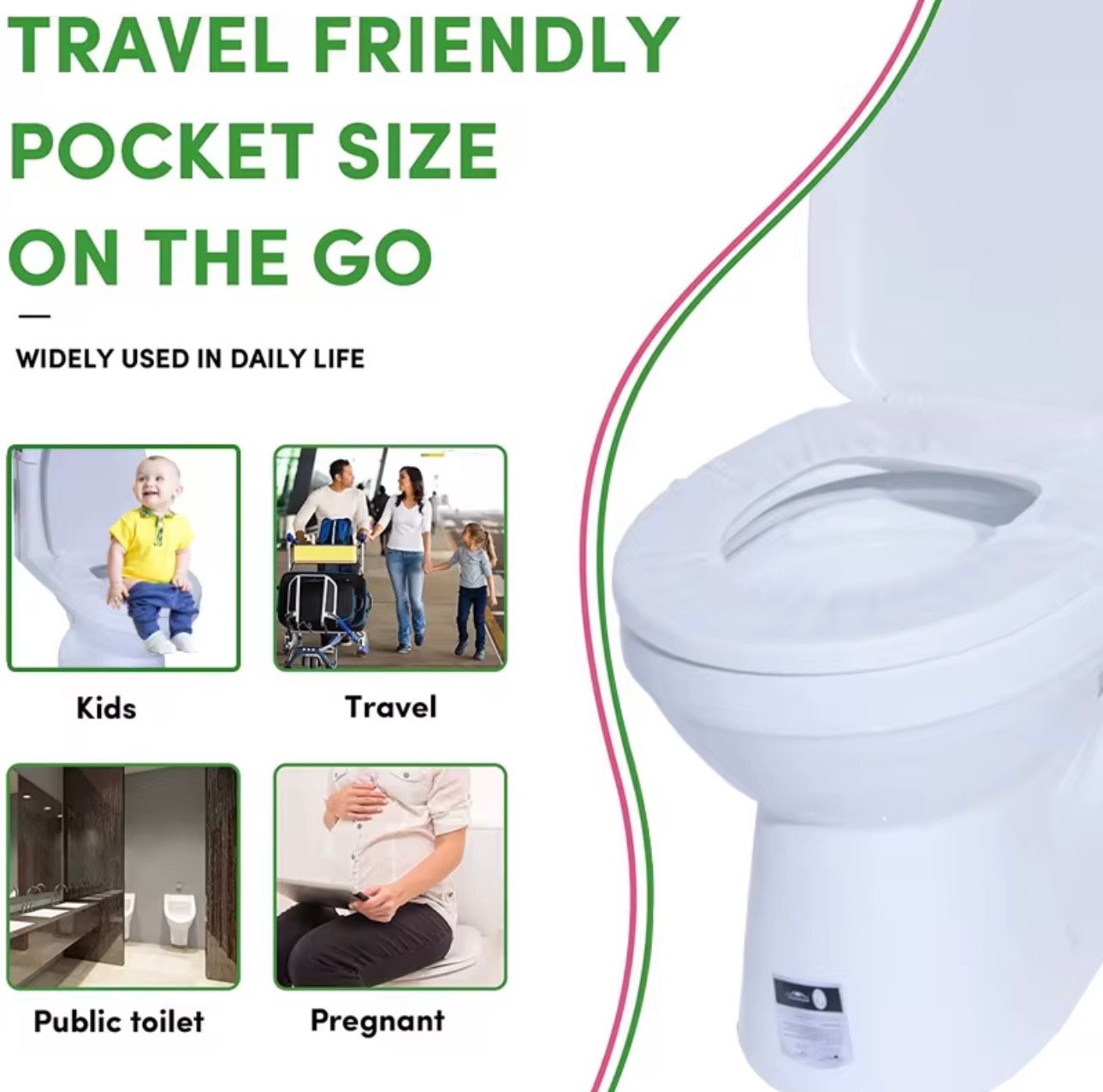 Disposable Toilet Seat Cover - 30pcs