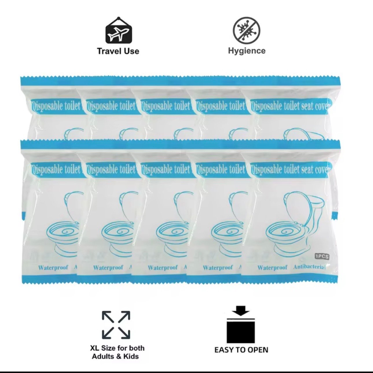 Disposable Toilet Seat Cover - 30pcs
